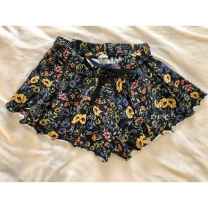 Free People Cotton Ruffle Shorts